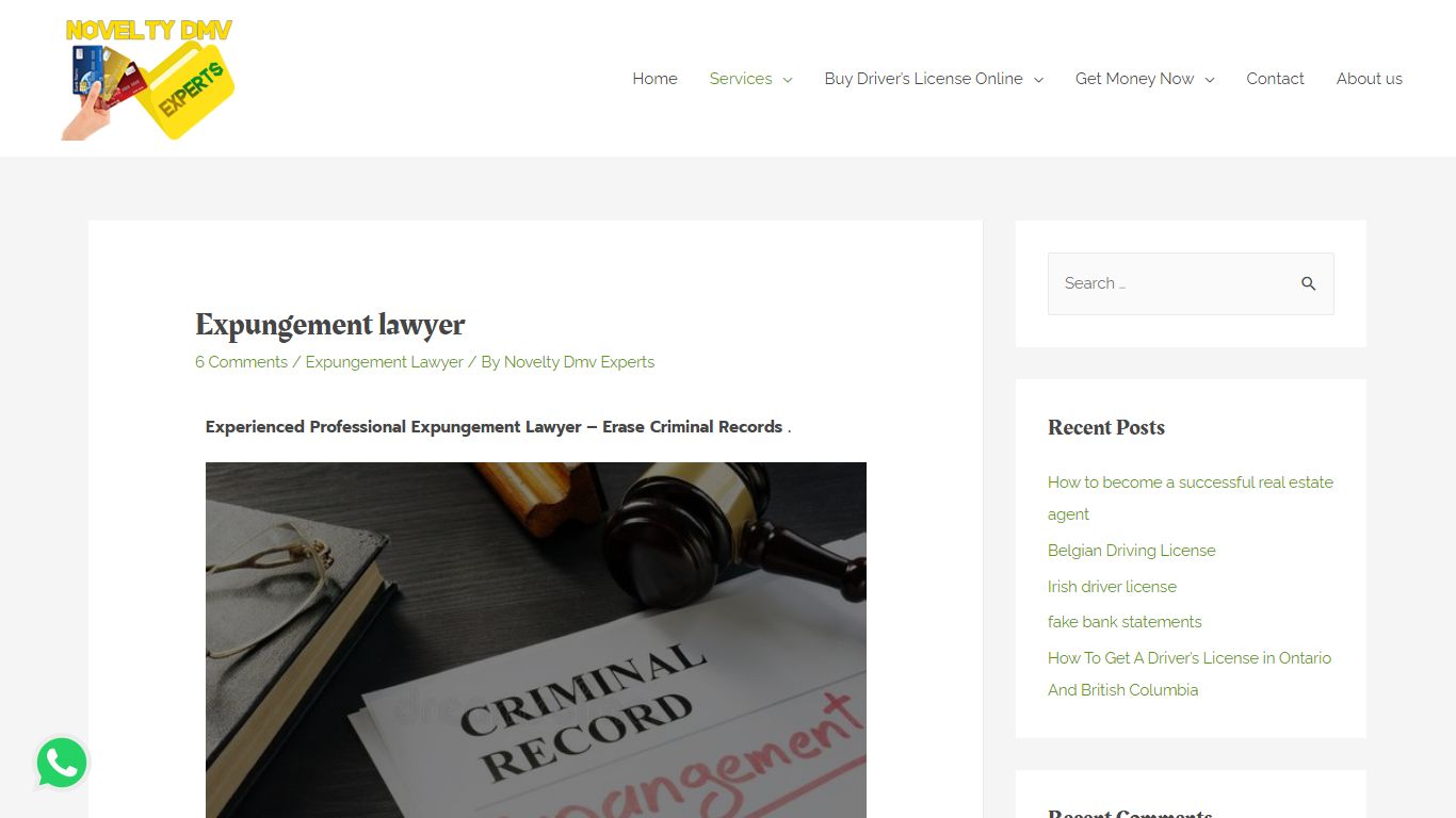 Expungement lawyer - Criminal records Expungement - Novelty Dmv Experts