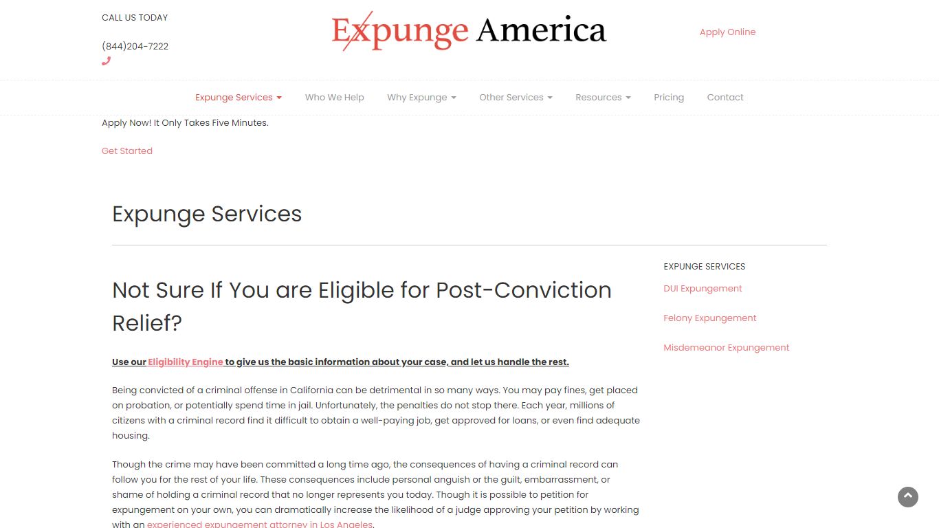 Services for Expungements | Expungement Lawyer | ExpungeAmerica