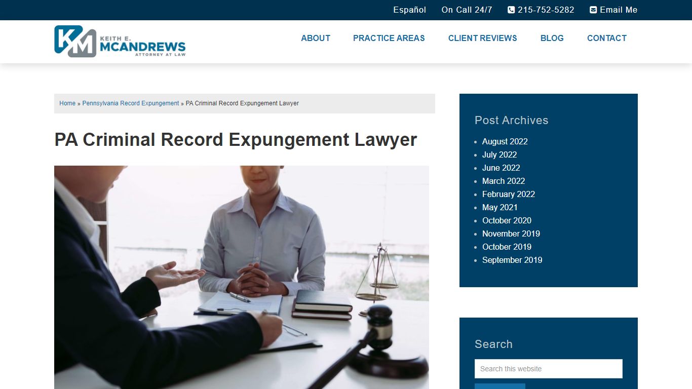 PA Criminal Record Expungement Lawyer | 2022 | McAndrewslegal.com